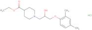 Ethyl 1-[3-(2,4-dimethylphenoxy)-2-hydroxypropyl]piperidine-4-carboxylate hydrochloride