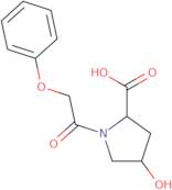 4-Hydroxy-1-(2-phenoxyacetyl)pyrrolidine-2-carboxylic acid