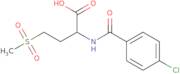2-[(4-Chlorophenyl)formamido]-4-methanesulfonylbutanoic acid