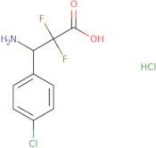 (S)-3-Amino-3-(4-chlorophenyl)-2,2-difluoropropanoic acid hydrochloride