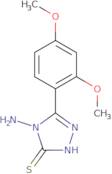 4-Amino-5-(2,4-dimethoxyphenyl)-4H-1,2,4-triazole-3-thiol