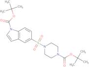 tert-Butyl 5-((4-(tert-butoxycarbonyl)piperazin-1-yl)sulfonyl)-1H-indole-1-carboxylate