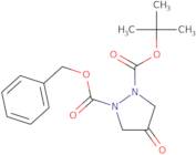1-benzyl 2-tert-butyl 4-oxopyrazolidine-1,2-dicarboxylate