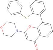 4H-1-Benzopyran-4-one, 8-(dibenzo[b,d]thien-4-yl)-2-(4-morpholinyl)-