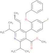 (E)-methyl 4-(2-(benzyloxy)-4-fluorophenyl)-2,6-diisopropyl-5-(prop-1-en-1-yl)nicotinate