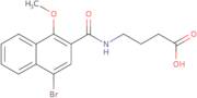 4-(4-Bromo-1-methoxy-2-naphthamido)butanoic acid