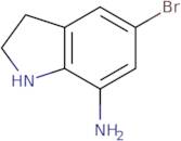 5-Bromo-2,3-dihydro-1H-indol-7-ylamine