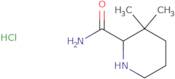 3,3-Dimethylpiperidine-2-carboxamide hydrochloride