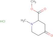 Methyl 1-methyl-4-oxopiperidine-2-carboxylate hydrochloride