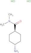 (1R,4R)-4-Amino-N,N-dimethylcyclohexane-1-carboxamide dihydrochloride