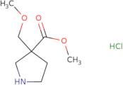 Methyl 3-(methoxymethyl)pyrrolidine-3-carboxylate hydrochloride