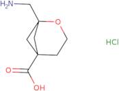 1-(Aminomethyl)-2-oxabicyclo[3.1.1]heptane-5-carboxylic acid hydrochloride