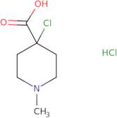 4-Chloro-1-methylpiperidine-4-carboxylic acid hydrochloride