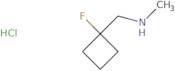 [(1-Fluorocyclobutyl)methyl](methyl)amine hydrochloride