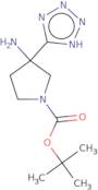 tert-Butyl 3-amino-3-(1H-1,2,3,4-tetrazol-5-yl)pyrrolidine-1-carboxylate