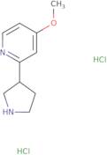 4-Methoxy-2-(pyrrolidin-3-yl)pyridine dihydrochloride
