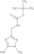 tert-Butyl N-[(5-amino-1-methyl-1H-1,2,4-triazol-3-yl)methyl]carbamate