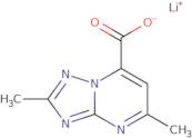 2,5-dimethyl-[1,2,4]triazolo[1,5-a]pyrimidine-7-carboxylate lithium