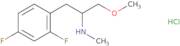 [1-(2,4-Difluorophenyl)-3-methoxypropan-2-yl](methyl)amine hydrochloride