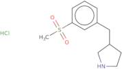 3-[(3-Methanesulfonylphenyl)methyl]pyrrolidine hydrochloride