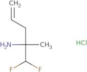 1,1-Difluoro-2-methylpent-4-en-2-amine hydrochloride