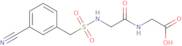 2-{2-[(3-Cyanophenyl)methanesulfonamido]acetamido}aceticacid