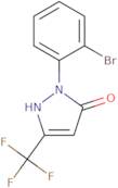 1-(2-Bromophenyl)-3-(trifluoromethyl)-4,5-dihydro-1H-pyrazol-5-one