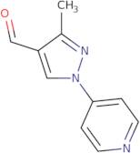 3-Methyl-1-(pyridin-4-yl)-1H-pyrazole-4-carbaldehyde