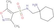 N-[(1-Aminocyclohexyl)methyl]-3,5-dimethyl-1,2-oxazole-4-sulfonamide