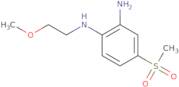 4-Methanesulfonyl-1-N-(2-methoxyethyl)benzene-1,2-diamine