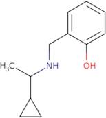 2-{[(1-Cyclopropylethyl)amino]methyl}phenol