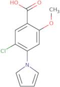 5-Chloro-2-methoxy-4-(1H-pyrrol-1-yl)benzoic acid