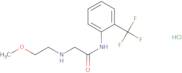 2-[(2-Methoxyethyl)amino]-N-[2-(trifluoromethyl)phenyl]acetamide hydrochloride