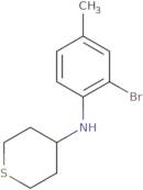 N-(2-Bromo-4-methylphenyl)thian-4-amine