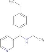 Ethyl[(4-ethylphenyl)(pyridin-3-yl)methyl]amine