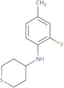 N-(2-Fluoro-4-methylphenyl)thian-4-amine