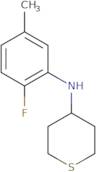 N-(2-Fluoro-5-methylphenyl)thian-4-amine