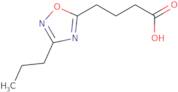 4-(3-Propyl-1,2,4-oxadiazol-5-yl)butanoic acid