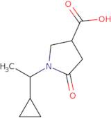 1-(1-Cyclopropylethyl)-5-oxopyrrolidine-3-carboxylic acid