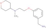 N-{2-[3-(Aminomethyl)phenoxy]ethyl}-N-methyloxan-4-amine