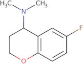 6-Fluoro-N-methyl-3,4-dihydro-2H-1-benzopyran-4-amine
