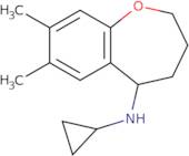 N-Cyclopropyl-7,8-dimethyl-2,3,4,5-tetrahydro-1-benzoxepin-5-amine