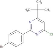 2-(4-Bromophenyl)-4-tert-butyl-6-chloropyrimidine