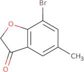 7-Bromo-5-methyl-2,3-dihydro-1-benzofuran-3-one