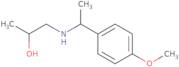 1-[1-(4-Methoxyphenyl)ethylamino]propan-2-ol