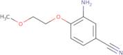 3-Amino-4-(2-methoxyethoxy)benzonitrile