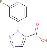 1-(3-Fluorophenyl)-1H-1,2,3-triazole-5-carboxylic acid