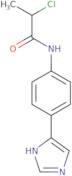 2-Chloro-N-[4-(1H-imidazol-4-yl)phenyl]propanamide