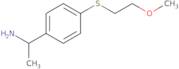 1-{4-[(2-Methoxyethyl)sulfanyl]phenyl}ethan-1-amine