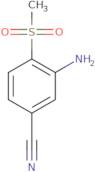 3-Amino-4-methanesulfonylbenzonitrile